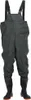 vidaXL Waders avec bottes vert foncé taille 39 Voir les images du produit 1