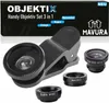 OBJEKTIX Handy Objektiv Set Smartphone Linsen Fisheye Produktbild-Vorschau 1