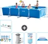Intex-Schwimmbecken mit rechteckigem Rahmen – 450 x 220 x Produktbild-Vorschau 1