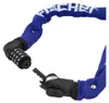 Kettenschloss Neopren 130cm 6mm Zahlen - blau Farbe: Produktbild-Vorschau 4