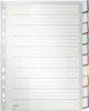 Leitz Register 43700000 blanko DIN A4 10teilig PP grau Produktbild-Vorschau 2