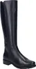 A single black leather boot is shown against a white background. Produktbild-Vorschau