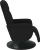 vidaXL Fauteuil relax avec repose-pieds noir velours Voir les images du produit 4