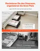 VEVOR Unterbettkommode Unterbettaufbewahrungstasche aus Produktbild-Vorschau 6