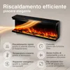 KAMINIO Camino elettrico LEA - Caminetto 3-in-1 con vista Anteprima dell’immagine prodotto 4