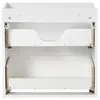 Waschtisch 60cm mit Keramikwaschbecken, weiß, Produktbild-Vorschau 8