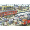 RAVENSBURGER Bahnhof Puzzle 60 pezzi Anteprima dell’immagine prodotto 1