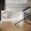 SONNI paroi de baignoire pliante,paroi de douche pour Voir les images du produit 2
