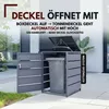 Cassonetto a 1 scomparto | fino a 240 litri | grigio Anteprima dell’immagine prodotto 5