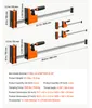 Set di 4 morsetti a vite SucceBuy, lunghezza 60,96 cm e Anteprima dell’immagine prodotto 7