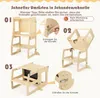 COSTWAY 3 in 1 Lernturm Kinder, klappbarer Tritthocker & Produktbild-Vorschau 7
