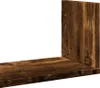 Półki ścienne, 3 szt., przydymiony dąb, 58x18x18 cm Podgląd zdjęcia produktu 6
