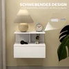 HOMCOM Nachttisch hängend Beistelltisch mit Schublade, Produktbild-Vorschau 4