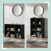 Libreria Relaxdays, A x L x P: 91 x 61 x 30 cm, 6 ripiani, Anteprima dell’immagine prodotto 5