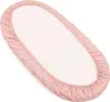 Pastel Pink Spannbettlaken mit Gummiband 80x40cm Produktbild-Vorschau 2