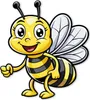 iSecur Auto-Aufkleber Bienchen Biene I 10 cm wetterfest Produktbild-Vorschau 1