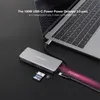Dock Hub Usb-c 3xusb-a+2xhdmi+rj45+tf+sd+usb-c Pd 100w Grau Produktbild-Vorschau 7