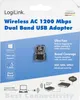 Logilink Adapter USB 3.0 1200 MBit/s 11a Dual Band schwarz Podgląd zdjęcia produktu 9