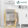 VOUNOT® Bambus Handtuchhalter Stehend für Badezimmer, Produktbild-Vorschau 2