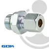 A close-up studio shot of a metal fitting. Produktbild-Vorschau