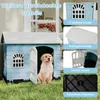 COSTWAY 75x58x65 cm cuccia per cani da esterno, casetta per Anteprima dell’immagine prodotto 5