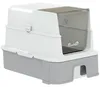 PawHut Edelstahl Katzentoilette mit Deckel, Schaufel, Produktbild-Vorschau 1