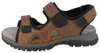 WALDLÄUFER H-Taro Herren Sandale braun Textil Leder - Produktbild-Vorschau 2