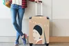 MuchoWow® Koffer Handgepäck Trolley Rollkoffer Kleine Produktbild-Vorschau 5