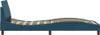 vidaXL Bettgestell mit Kopfteil "Dover" Blau 90x190 cm Samt Produktbild-Vorschau 4