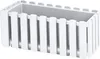 Balkon Box Flowerpot Planter Box Plot White W 38cm 6 L Náhled obrázku produktu 2