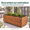 Jardinière en Bois IvoQ – 80 x 40 x 32 cm – Bois – Pour Voir les images du produit 5
