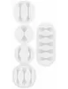 goobay Kabelmanagement, wit (set van 5 stuks) Productafbeelding-voorbeeld 19