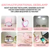 LED-Schreibtischlampe,3-stufige süße rosa Lampe mit Produktbild-Vorschau 5