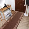 CHODNIK podgumowany LINEA brąz 100cm  brązowy 100x190 cm Podgląd zdjęcia produktu 4