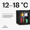 KlarsteinBrooklyn 30, mini lodówka, szklane drzwi, LED, Podgląd zdjęcia produktu 4