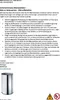 A document with safety instructions for a laundry basket, accompanied by an image of the laundry basket. Podgląd zdjęcia produktu