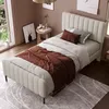 okwish Polsterbett Einzelbett 90 x 200 cm, Bettgestell mit Produktbild-Vorschau 1