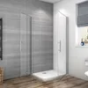 76(Falttür)x76(Drehtür)x185cm Nano ESG Drehtür Falttür Produktbild-Vorschau 4