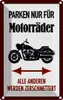 vianmo Blechschild 18x12 cm nur für Motorräder alle anderen Produktbild-Vorschau 1