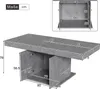 MODFU Table À Manger - Extensible Avec Rangement Pratique, Voir les images du produit 4