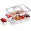 Barquette à snacks avec couvercle Assiette à snacks à 8 Voir les images du produit 6