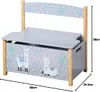 Panca per bambini KESPER motivo alpaca - grigio - ® - Panca Anteprima dell’immagine prodotto 3