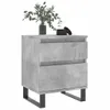 ZMH Nachttisch Betongrau 40x35x50 cm Holzwerkstoff Produktbild-Vorschau 4