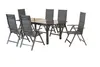 Merxx Gartenmöbel Set Taviano 7tlg., 6 Klappsessel, Produktbild-Vorschau 1
