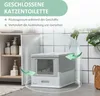 Toaleta pre mačky D31-061V00GY, odnímateľná spodná Náhľad obrázku produktu 8