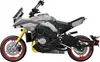 A side view of a Lego-style model of a Suzuki Katana motorcycle. Voir les images du produit