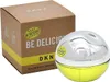 A bottle of DKNY Be Delicious Eau de Parfum spray and its packaging are shown against a white background. Podgląd zdjęcia produktu