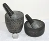Steinmörser mit Stößel S Ø 13 cm Höhe 7 cm, Stein, grau Nr. Produktbild-Vorschau 6