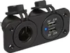 Doppel Einbau Steckdose 2x2100mA Einbausteckdose DIN + USB Produktbild-Vorschau 1