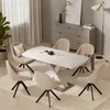 Esstisch Vicco Chinto Weiß 120 x 80 cm ausziehbar, Model Produktbild-Vorschau 7